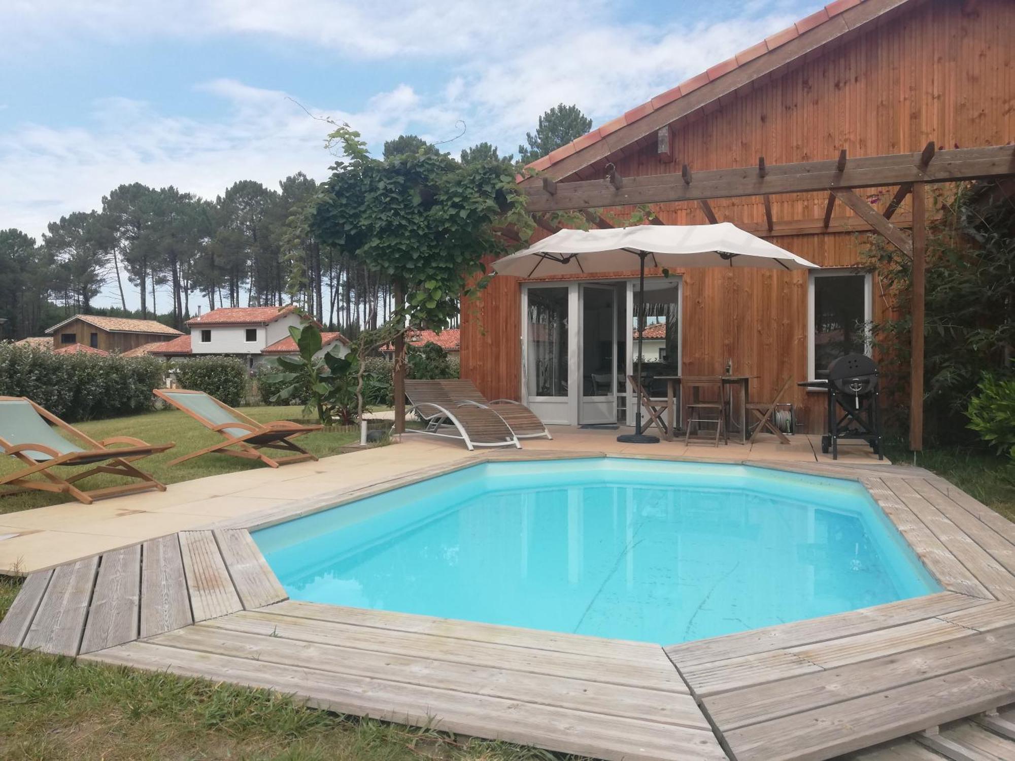 Maison Moderne Proche Lac Et Plage Léon Eksteriør billede